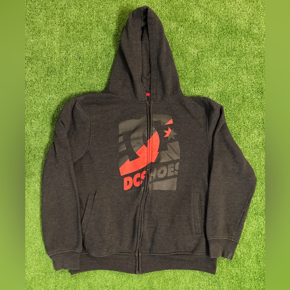 Y2K DC Shoes Zip Up Hoodie